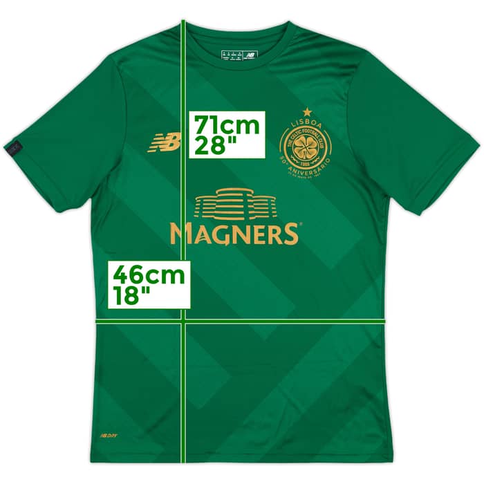 2017-18 Celtic New Balance Training Shirt - 9/10 - (S)