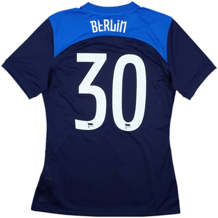 2022-23 Hertha Berlin Match Issue Away Shirt #30