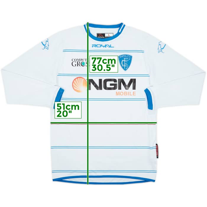 2012-13 Empoli Away L/S Shirt - 7/10 - (L)