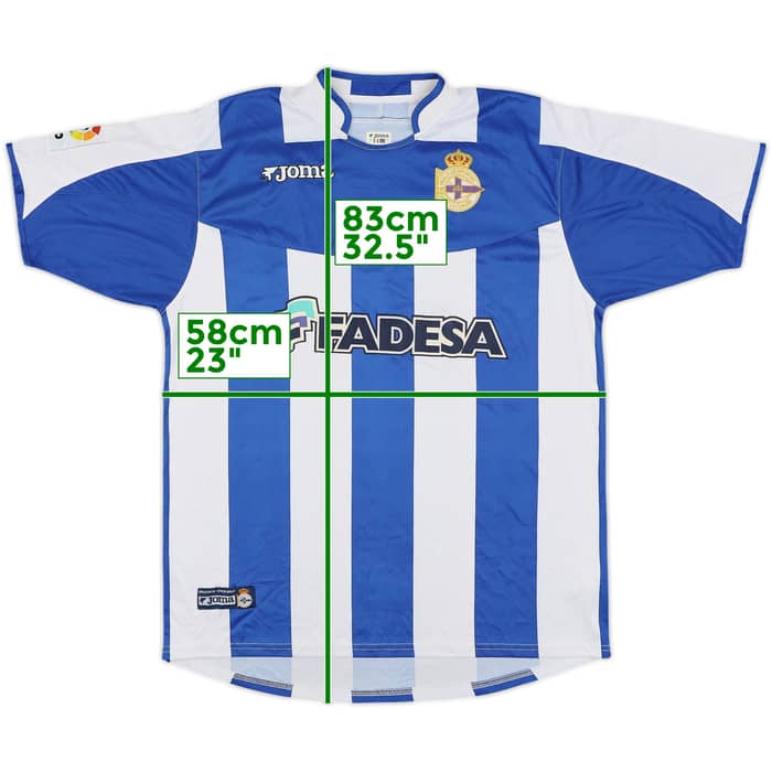 2003-04 Deportivo Home Shirt - 9/10 - (M)