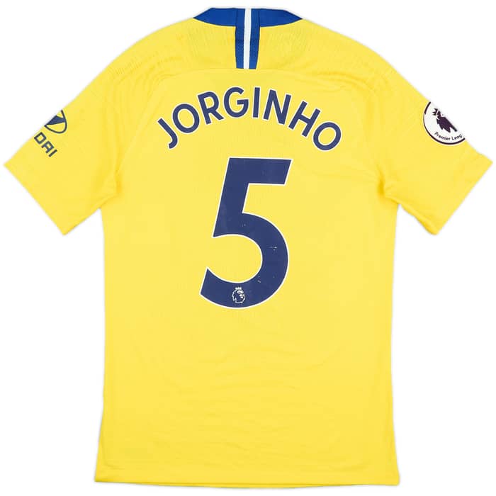 2018-19 Chelsea Authentic Away Shirt Jorginho #5 - 6/10 - (S)
