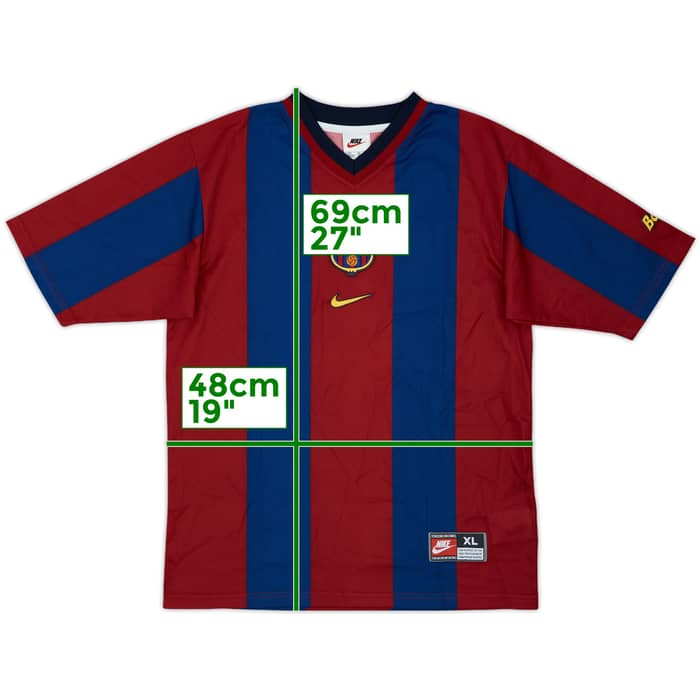 1998-00 Barcelona Basic Home Shirt - 10/10 - (XL.Boys)