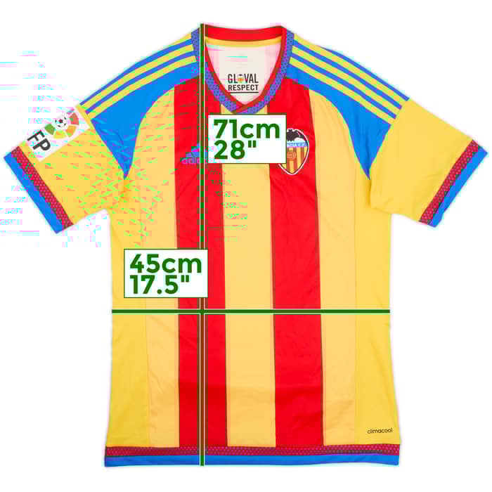 2015-16 Valencia Away Shirt - 10/10 - (S)