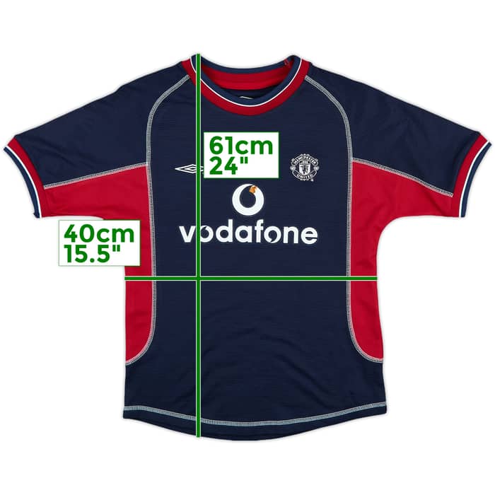 2000-01 Manchester United Third Shirt - 5/10 - (S.Boys)