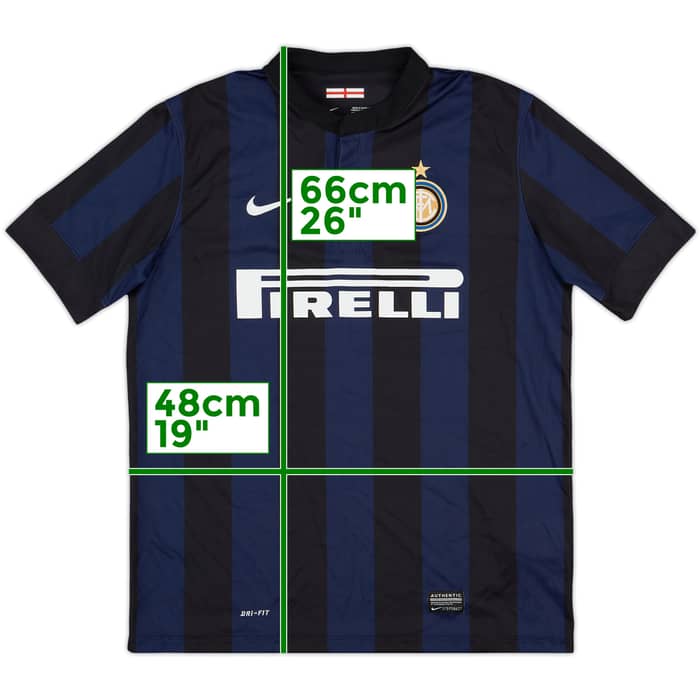 2013-14 Inter Milan Home Shirt - 7/10 - (XL.Boys)