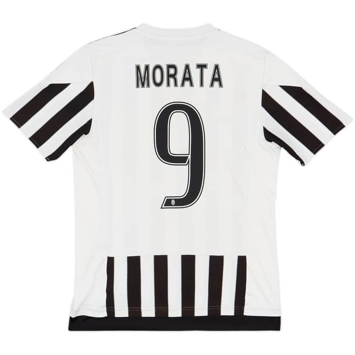 2015-16 Juventus Home Shirt Morata #9 - 7/10 - (M)