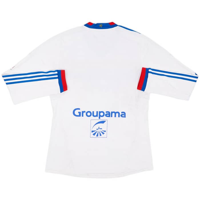 2011-12 Lyon Authentic Home L/S Shirt - 5/10 - (L)