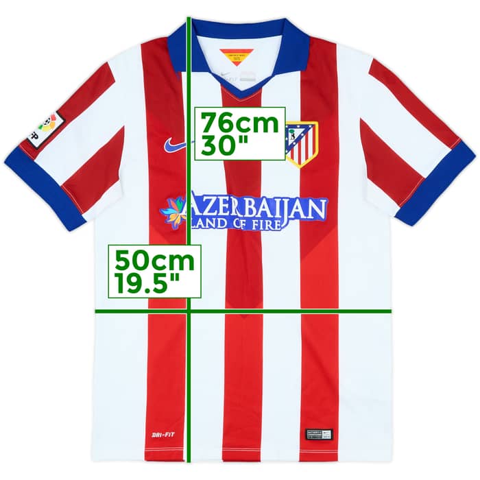 2014-15 Atletico Madrid Home Shirt - 7/10 - (M)