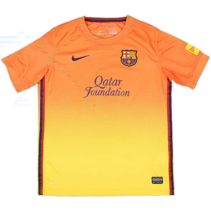 2012-13 Barcelona Away Shirt - 8/10 - (L.Boys)