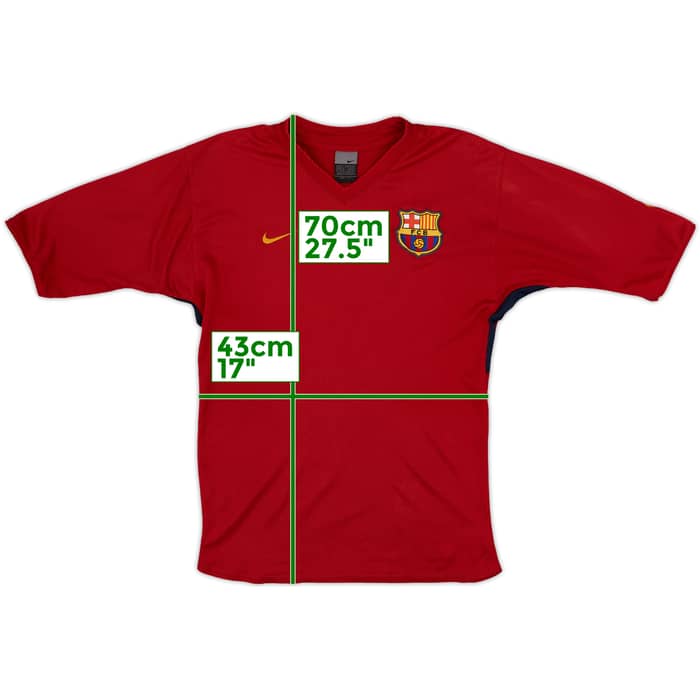 2003-04 Barcelona Nike Training Shirt - 6/10 - (M)
