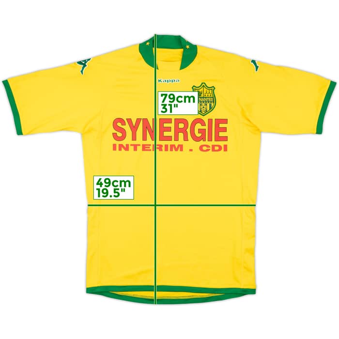 2008-09 Nantes Home Shirt - 8/10 - (M)