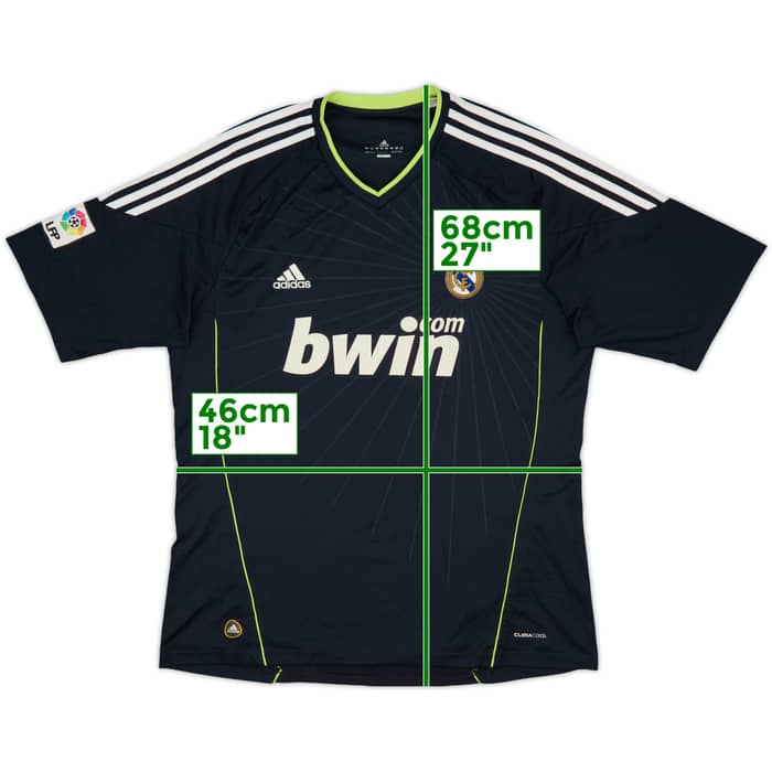 2010-11 Real Madrid Away Shirt Higuain #20 - 6/10 - (XL)