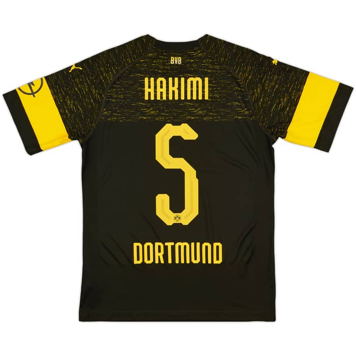 2018-19 Borussia Dortmund Away Shirt Hakimi #5 - 7/10 - (M)