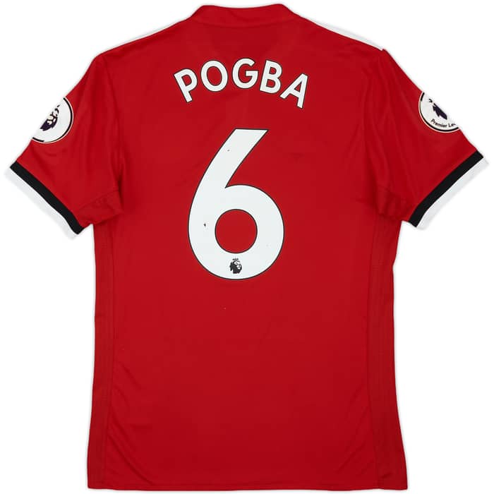 2017-18 Manchester United Home Shirt Pogba #6 - 5/10 - (S)