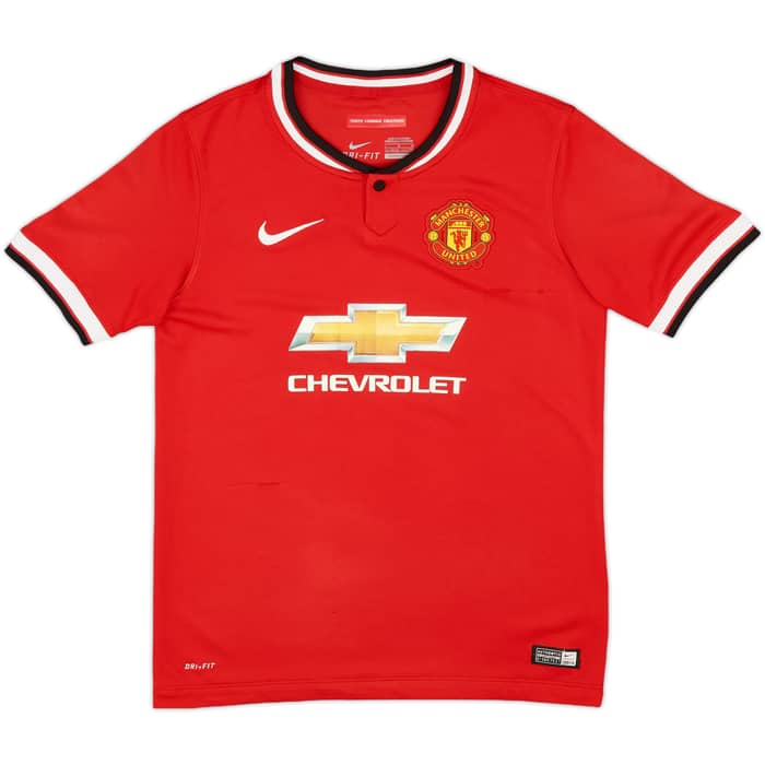 2014-15 Manchester United Home Shirt - 7/10 - (L.Boys)