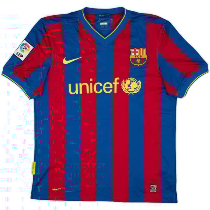 2009-10 Barcelona Home Shirt Ibrahimovic #9 - 8/10 - (M)