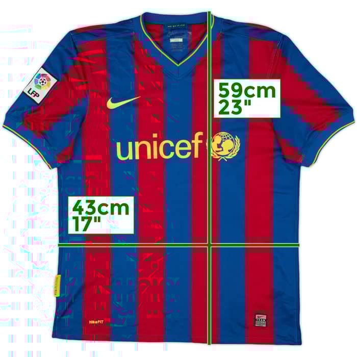 2009-10 Barcelona Home Shirt Ibrahimovic #9 - 8/10 - (M)