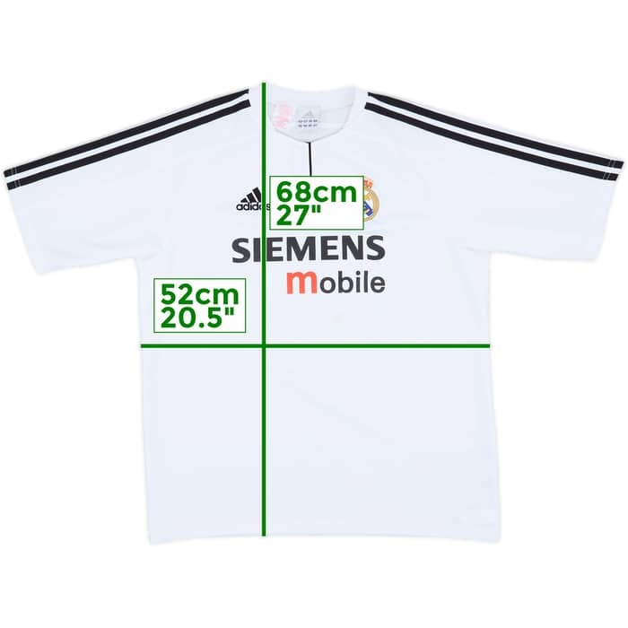 2003-04 Real Madrid Home Shirt - 5/10 - (XL.Boys)