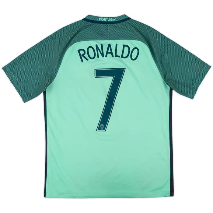 2016-18 Portugal Away Shirt Ronaldo #7 - 6/10 - (M)