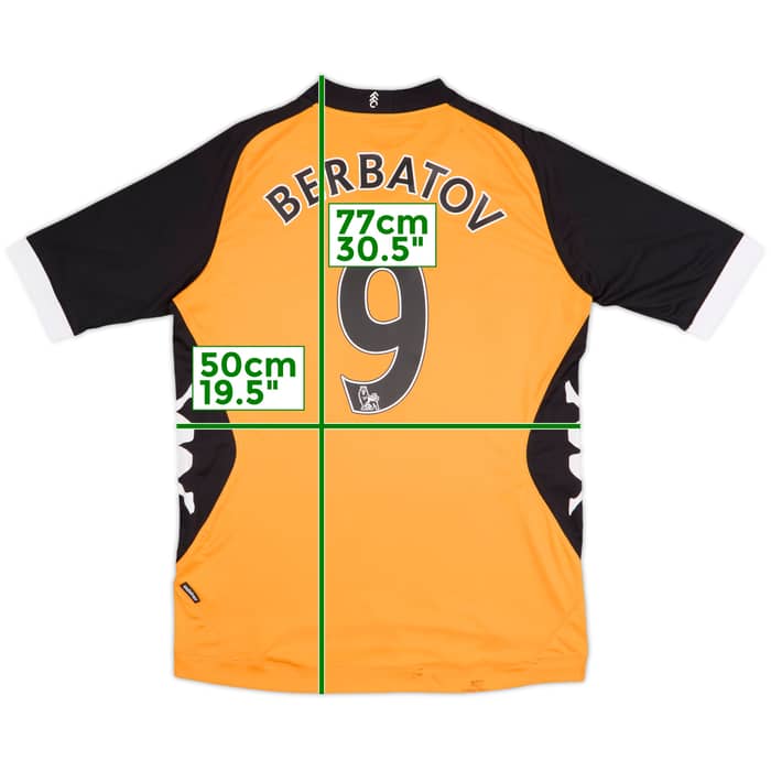 2012-13 Fulham Away Shirt Berbatov #9 - 6/10 - (L)