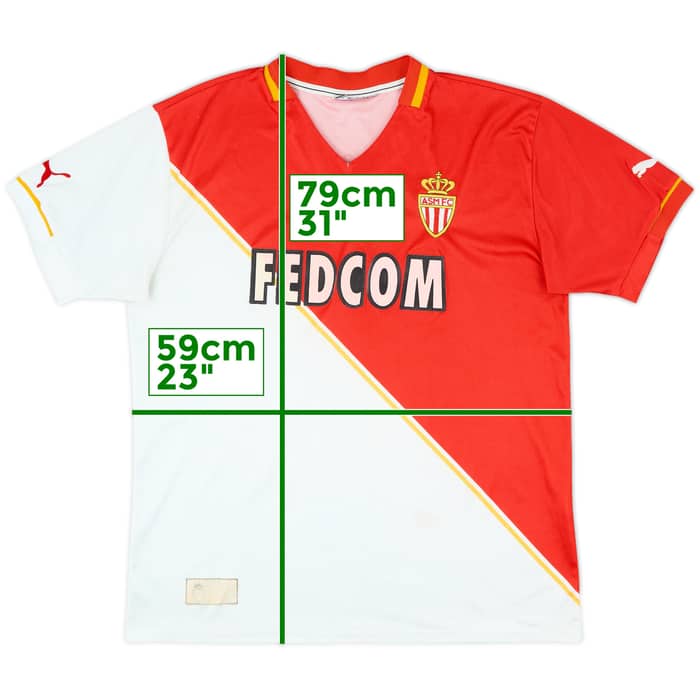 2001-02 Monaco Home Shirt - 4/10 - (XL)