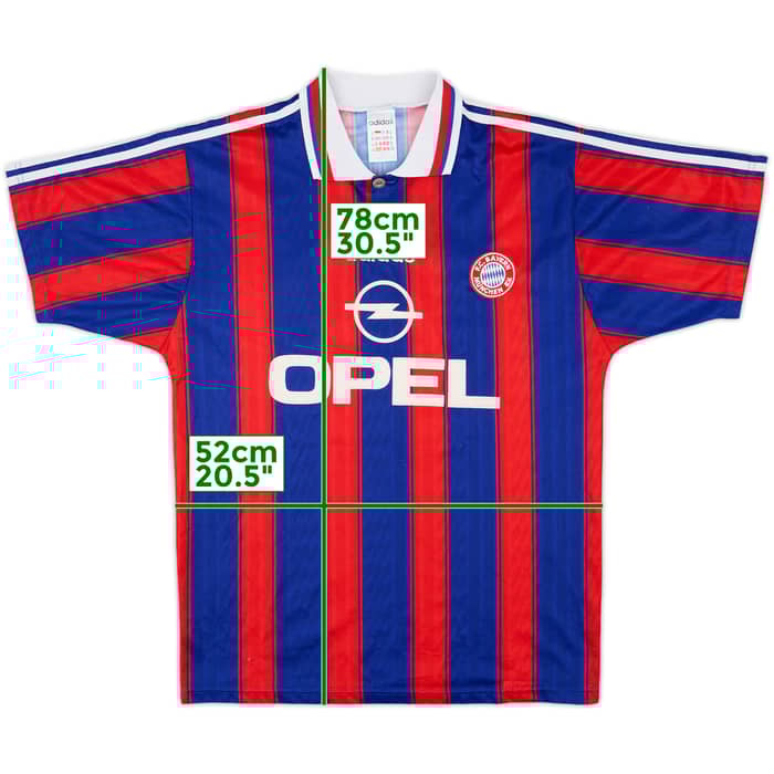 1995-97 Bayern Munich Home Shirt #18 (Klinsmann) - 7/10 - (M)