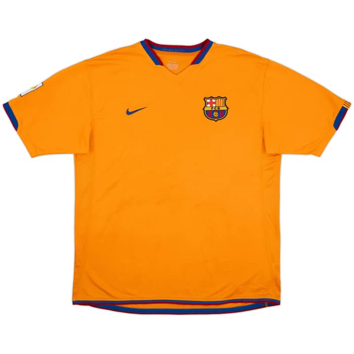 2006-08 Barcelona Away Shirt Ronaldinho #10 - 8/10 - (XL)