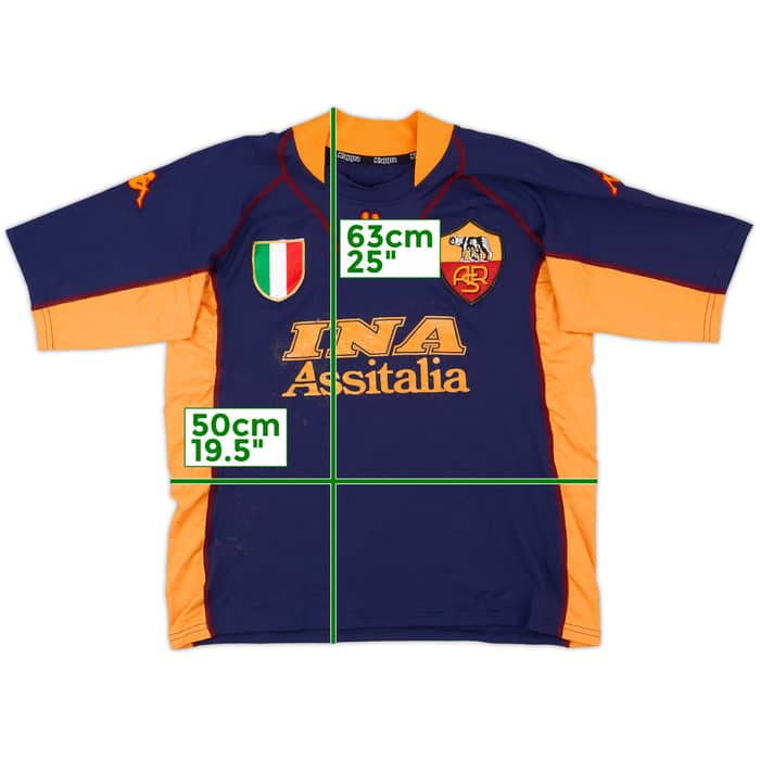 2001-02 Roma Third Shirt - 5/10 - (XL.Boys)