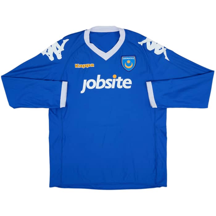 2010-11 Portsmouth Home L/S Shirt - 6/10 - (L)