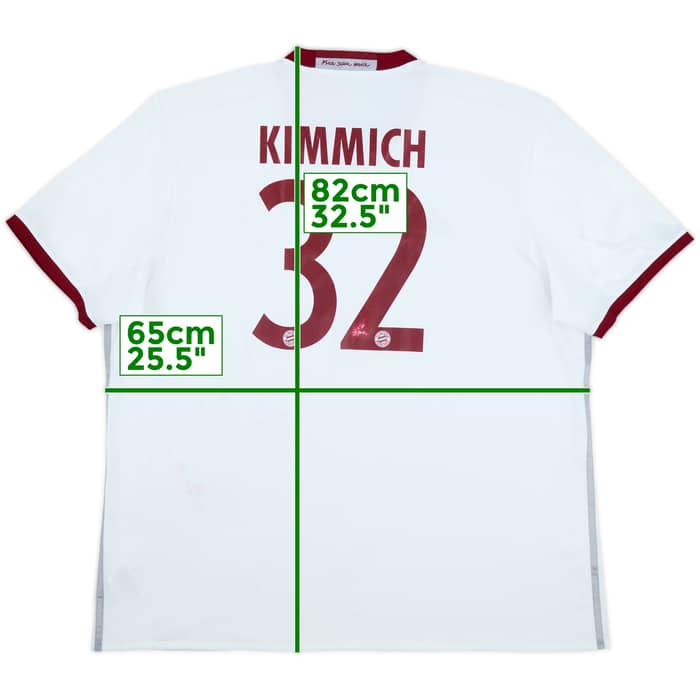 2016-17 Bayern Munich Third Shirt Kimmich #32 - 6/10 - (XXL)