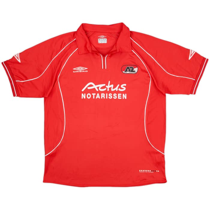 2002-04 AZ Alkmaar Home Shirt Perez #11 - 6/10 - (L)