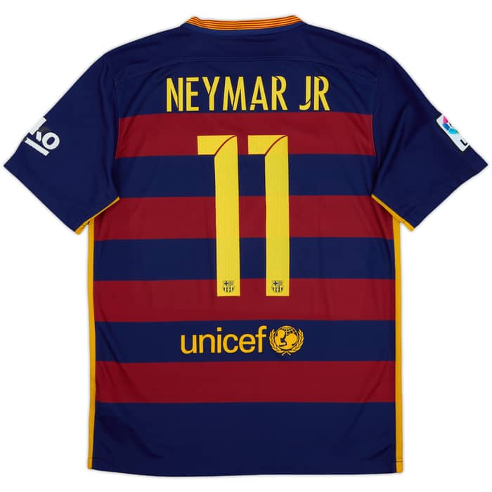 2015-16 Barcelona Home Shirt Neymar Jr #11 - 6/10 - (M)