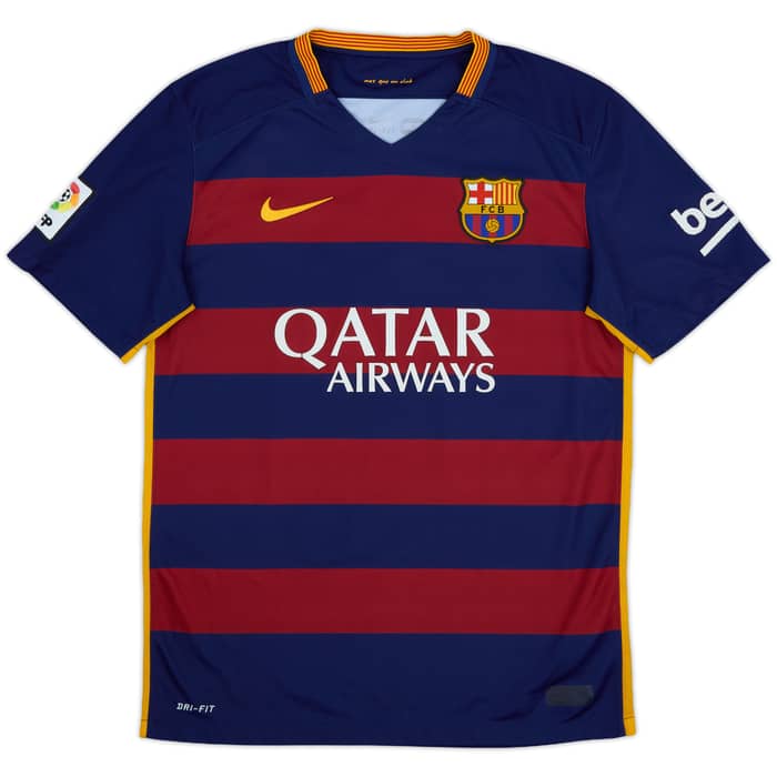 2015-16 Barcelona Home Shirt Neymar Jr #11 - 6/10 - (M)