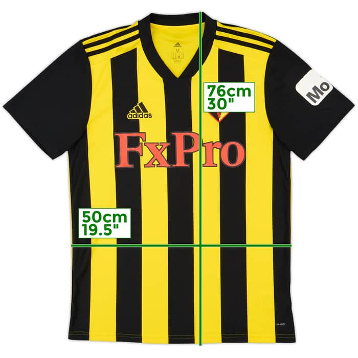 2018-19 Watford Home Shirt - 9/10 - (M)