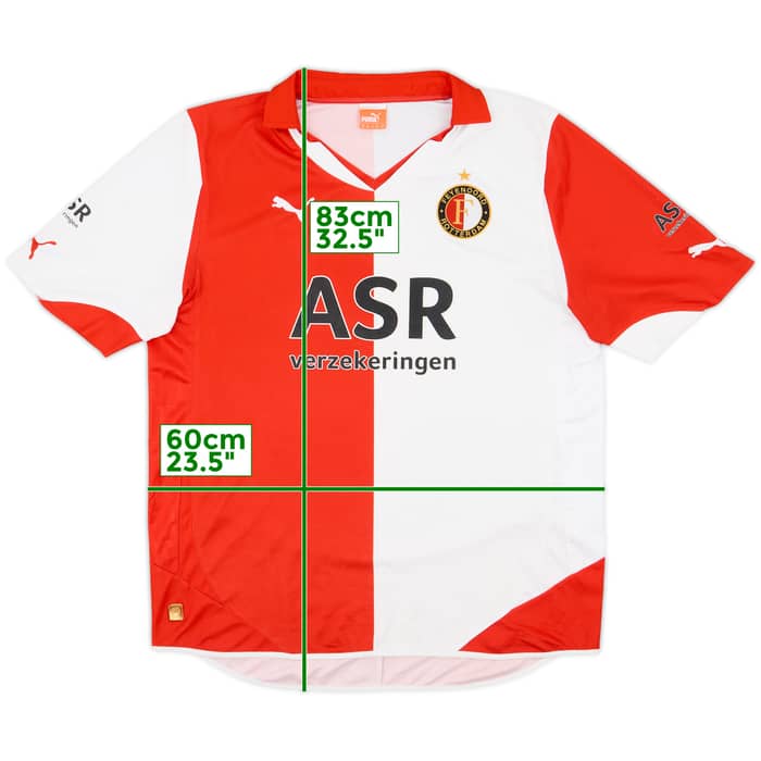 2010-11 Feyenoord Home Shirt - 7/10 - (XL)