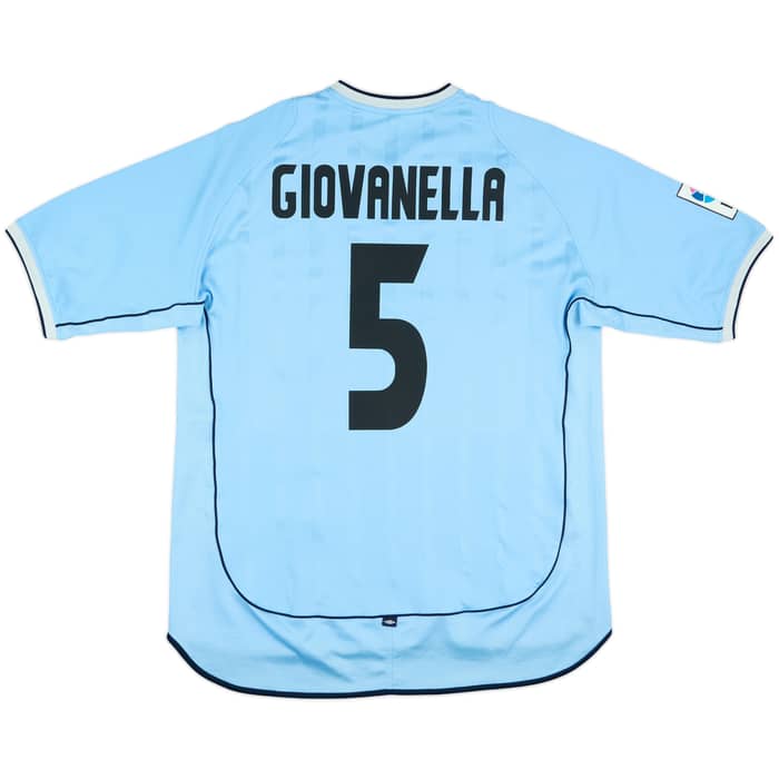 2001-03 Celta Vigo Home Shirt Giovanella #5 - 7/10 - (XL)