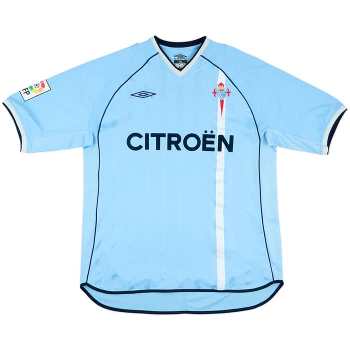 2001-03 Celta Vigo Home Shirt Giovanella #5 - 7/10 - (XL)