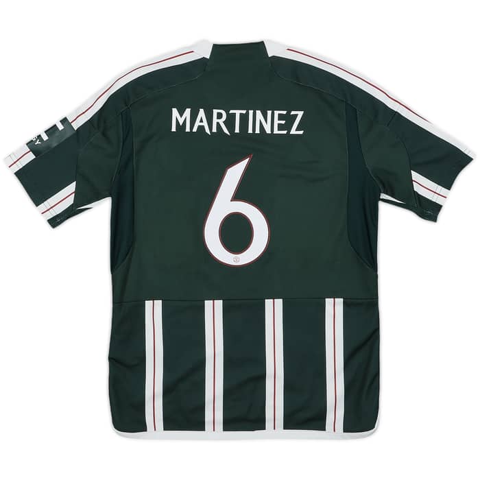 2023-24 Manchester United Away Shirt Martinez #6 - 7/10 - (M.Boys)