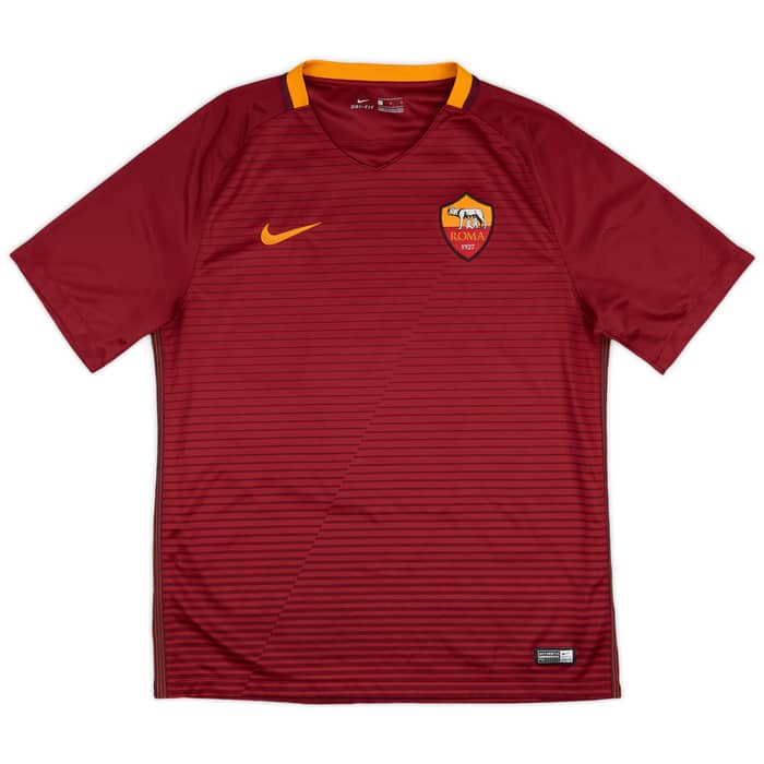 2017-18 Roma Home Shirt Dzeko #9 - 5/10 - (L)