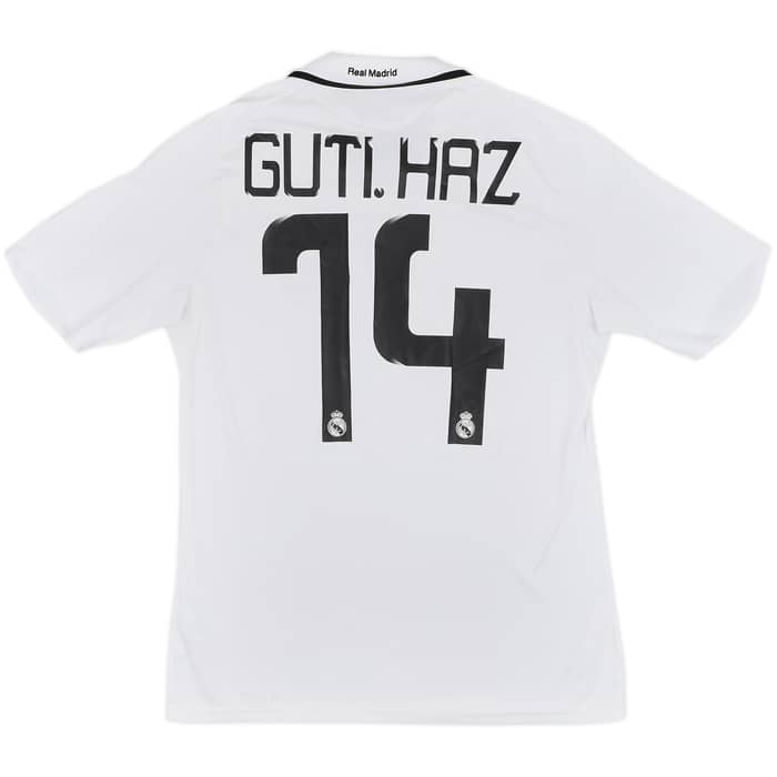 2008-09 Real Madrid Home Shirt Guti.Haz #14 - 7/10 - (M)