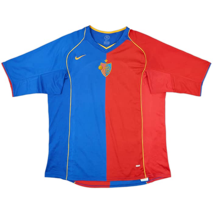 2004-05 FC Basel Home Shirt - 5/10 - (XL)
