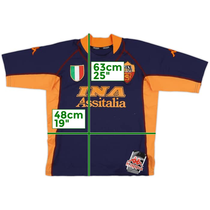 2001-02 Roma Third Shirt (L)