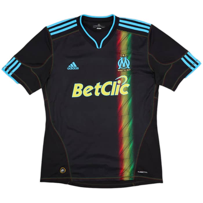 2010-11 Olympique Marseille Third Shirt Lucho #8 - 8/10 - (L)
