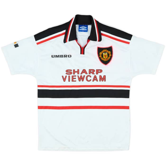 1997-99 Manchester United Away Shirt Beckham #7 - 8/10 - (M)