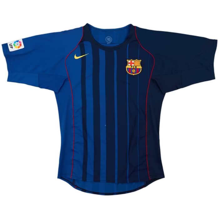 2004-05 Barcelona Away Shirt Ronaldinho #10 - 7/10 - (M)