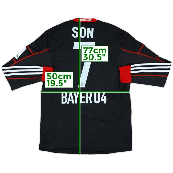 2013-14 Bayer Leverkusen Home L/S Shirt Son #7 - 6/10 - (L)