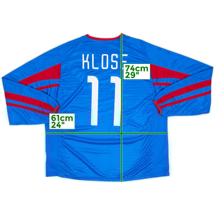 2001-03 Kaiserslautern Player Issue Away L/S Shirt Klose #11 - 8/10 - (XL)