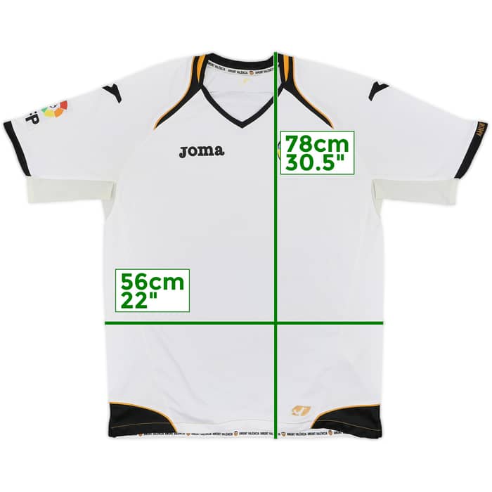 2011-12 Valencia Home Shirt - 7/10 - (L)