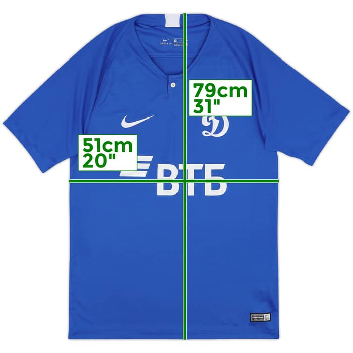 2018-19 Dynamo Moscow Home Shirt - 10/10 - (S)