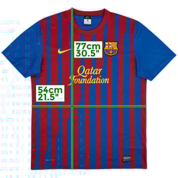 2011-12 Barcelona Basic Home Shirt - 7/10 - (L)